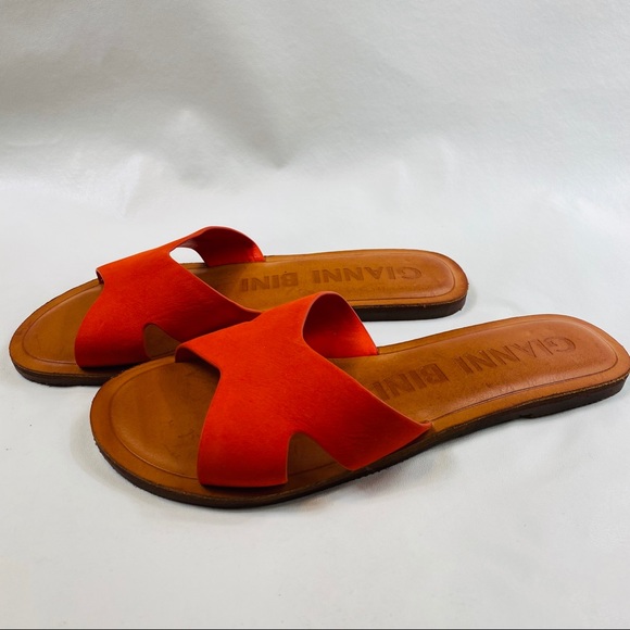 Free People Shoes - Gianni Bini Stellie Suede Banded Slides